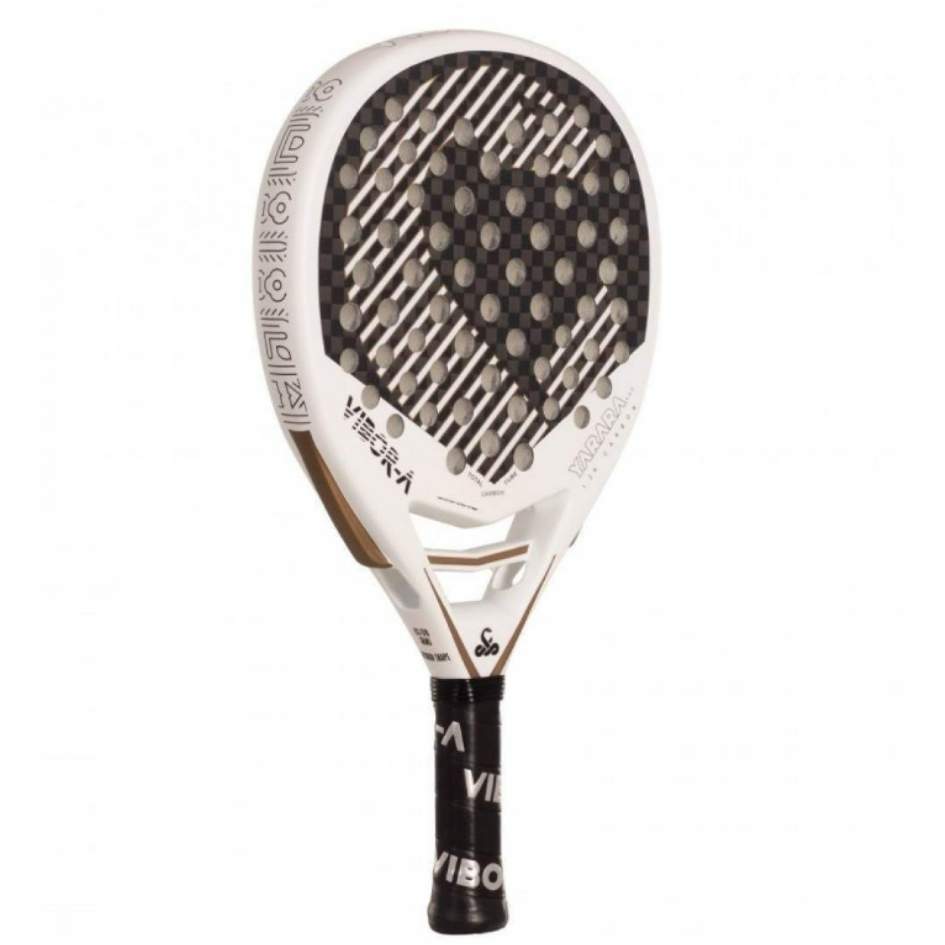 Vibora Yarara Pro White 2025 Carbon 12K Racket/Raket Padel