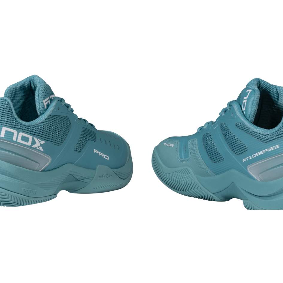 Padel Shoes Nox AT10 Pro Turquoise White 2026 Sepatu Padel