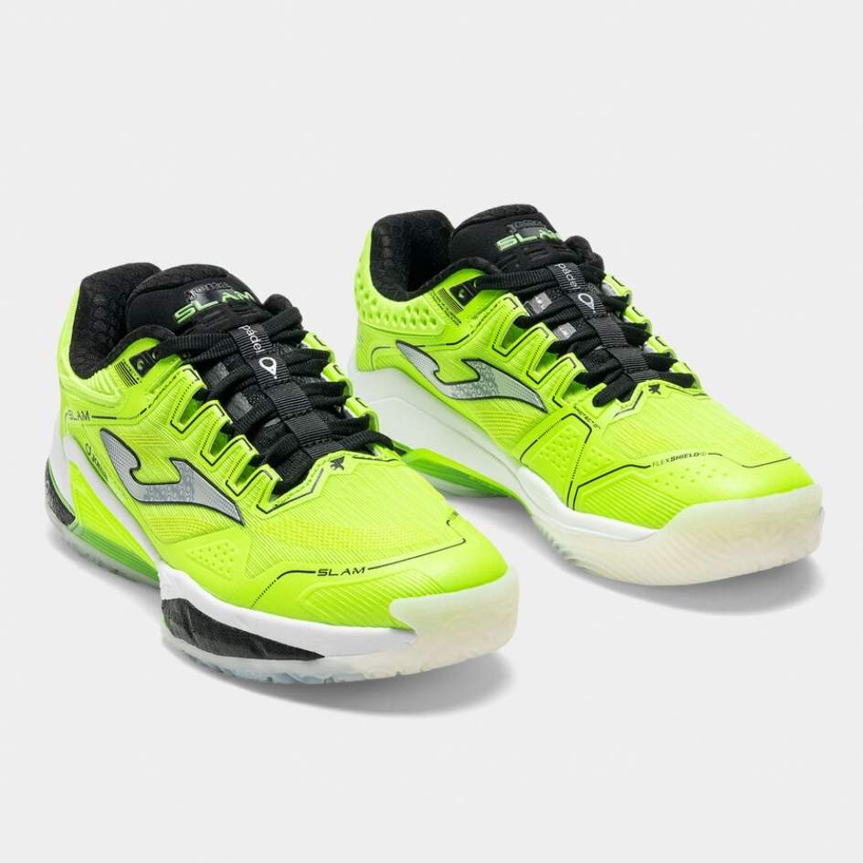 Padel Shoes Joma Slam Men 2615 Green Sneakers Sepatu Padel  | Sepatu Padel Pria 2026