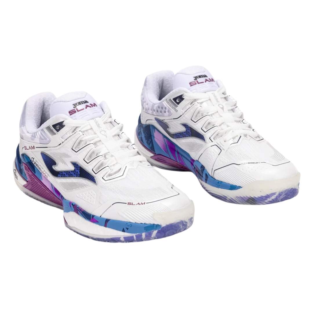 Padel Shoes Joma APPT Slam 2599 White Blue Sneakers Sepatu Padel  Sepatu Padel Unisex | Sepatu Padel Pria Wanita 2026