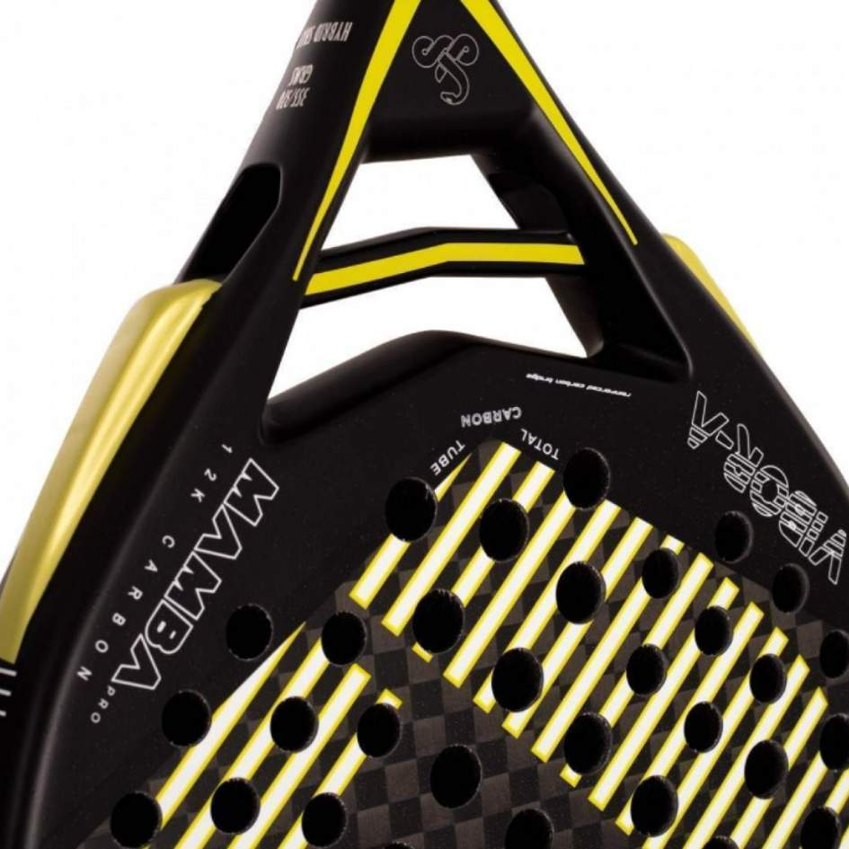 Vibora Mamba Pro Black 2025 Carbon 12K Racket/Raket Padel