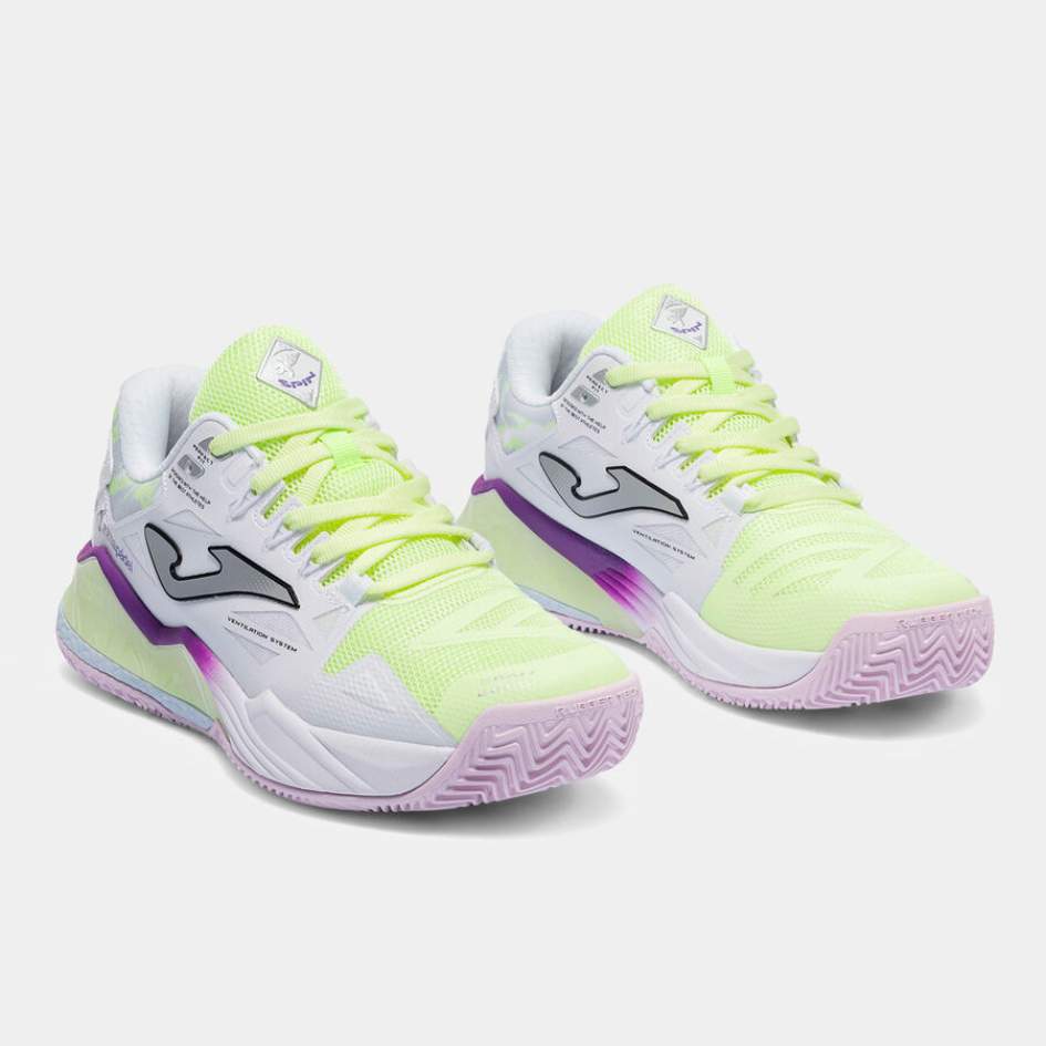 Padel Shoes Joma Woman Spin Lady 2628 Yellow  Sneakers Sepatu Padel  | Sepatu Padel Wanita 2026