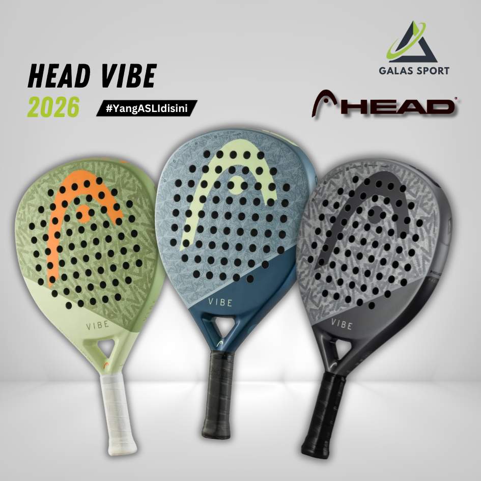HEAD Vibe Series Carbon FIberGlass Racket/Raket padel