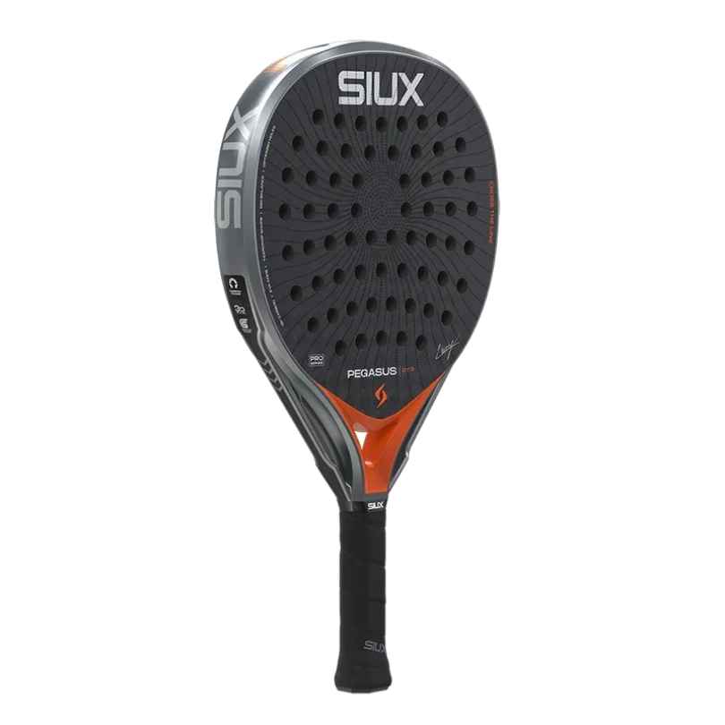 Siux Pegasus Pro 2026 Lava Orange Carbon 12K (inverted Teardrop) by Alex Chozas Racket/Raket Padel