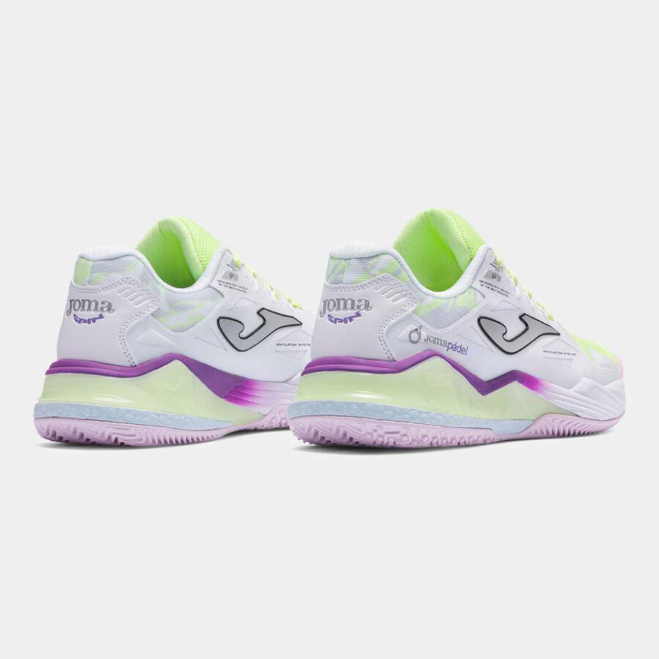 Padel Shoes Joma Woman Spin Lady 2628 Yellow  Sneakers Sepatu Padel  | Sepatu Padel Wanita 2026
