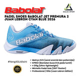 Padel Shoes Babolat Jet premura 2 white blue jual lebron Sepatu Padel | Tennis | Pickleball - 100% Original