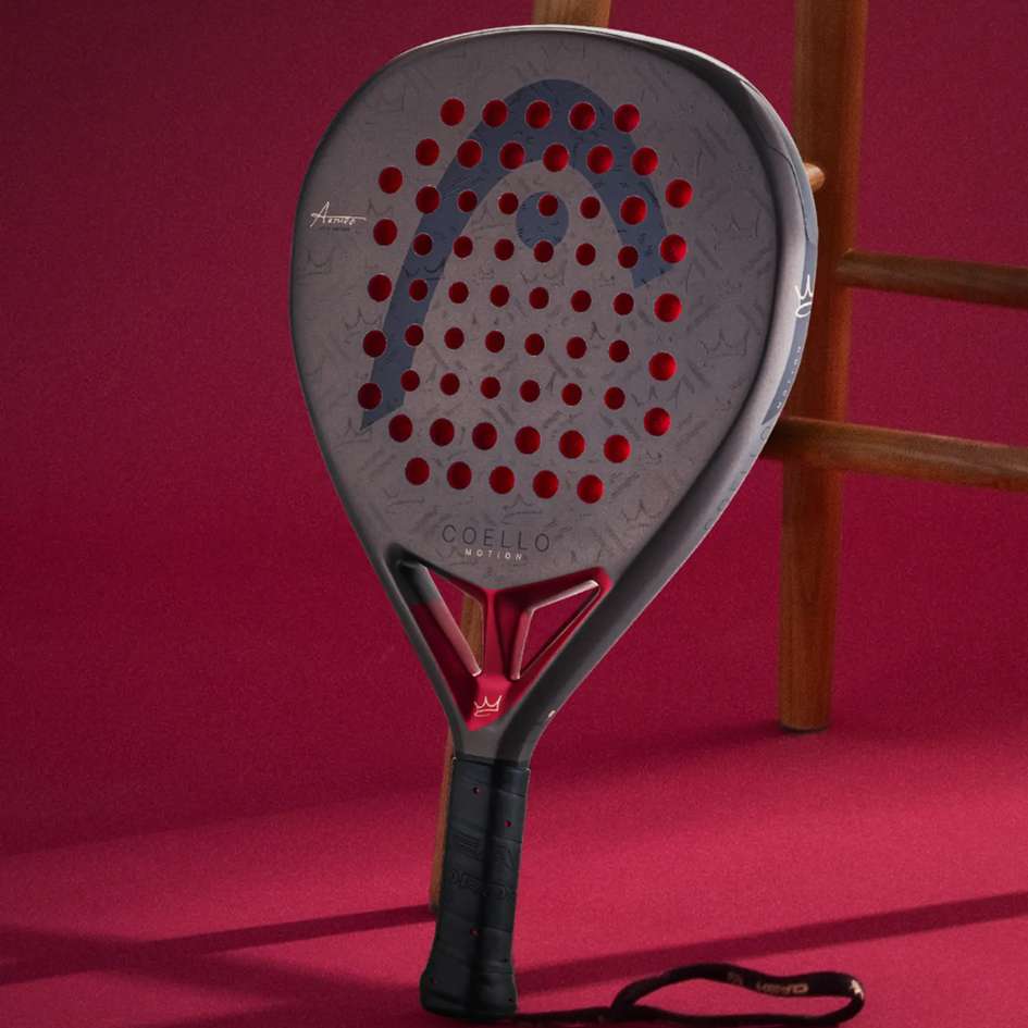 HEAD Coello Motion 2026 Carbon FIberGlass Racket/Raket padel