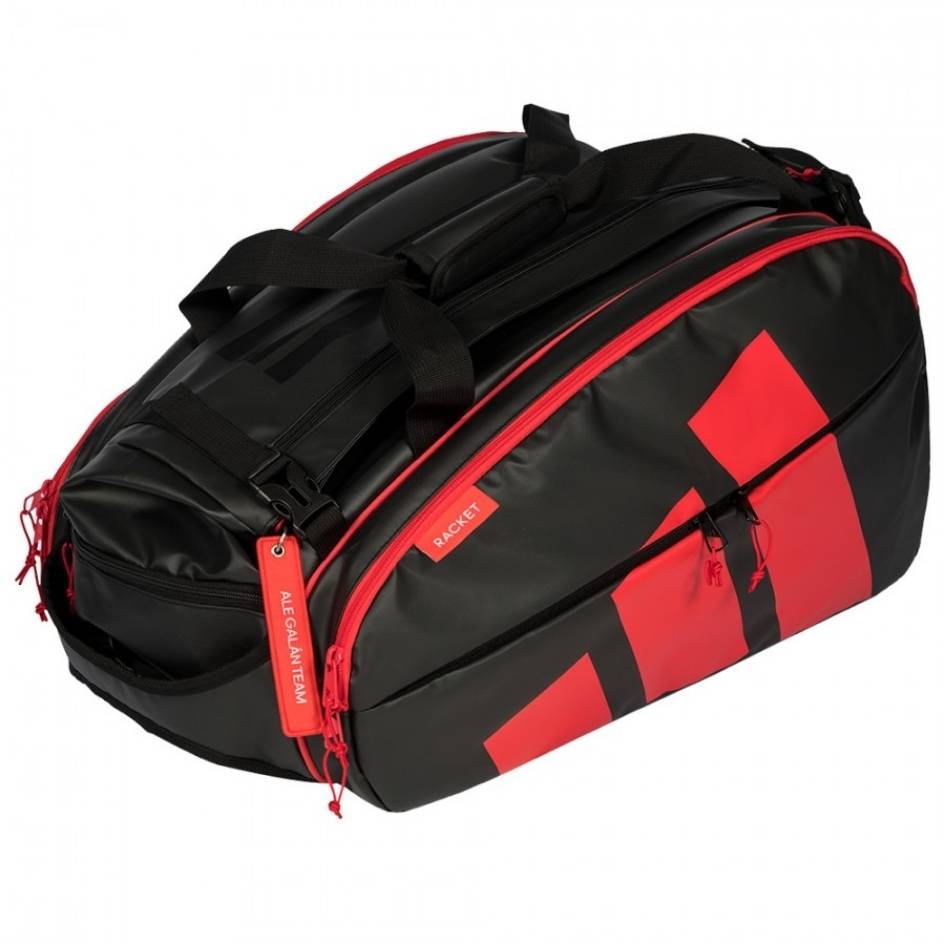 Tas Raket Padel Bag Adidas Multigame 3.5 Black Red by Ale Galan 2026 Racket Bag/Backpack