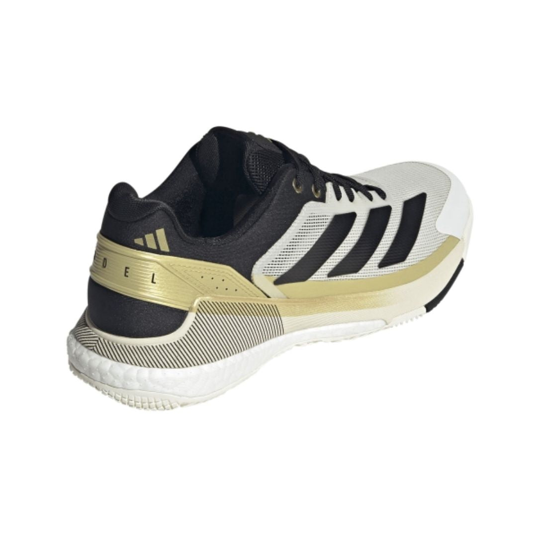 Padel Shoes Padel Shoes Boost Adidas Crazyquick Off White/Core Black/Gold Metallic 2026 Sneakers Sepatu Padel