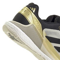 Padel Shoes Padel Shoes Boost Adidas Crazyquick Off White/Core Black/Gold Metallic 2026 Sneakers Sepatu Padel