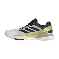 Padel Shoes Padel Shoes Boost Adidas Crazyquick Off White/Core Black/Gold Metallic 2026 Sneakers Sepatu Padel