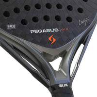 Siux Pegasus Pro 2026 Strom Grey Carbon 12K (inverted Teardrop) by Alex Chozas Racket/Raket Padel (Salinan)