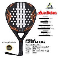 Adidas Match Black Orange 3.5 2026