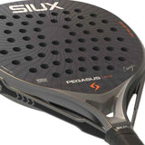 Siux Pegasus Pro 2026 Strom Grey Carbon 12K (inverted Teardrop) by Alex Chozas Racket/Raket Padel (Salinan)