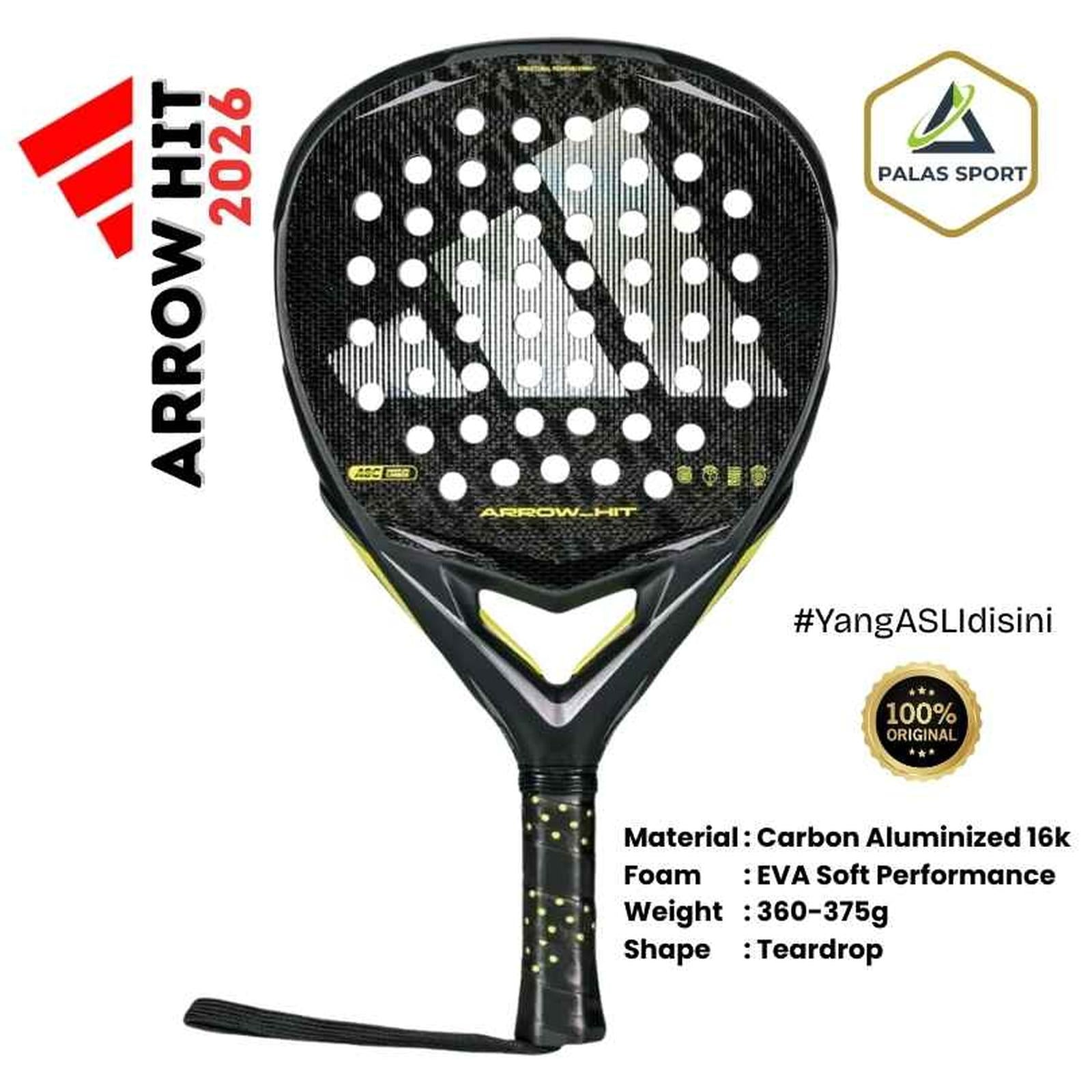 Adidas Arrow Hit 16K Attack (Teardrop) 2026 Racket/Raker Padel