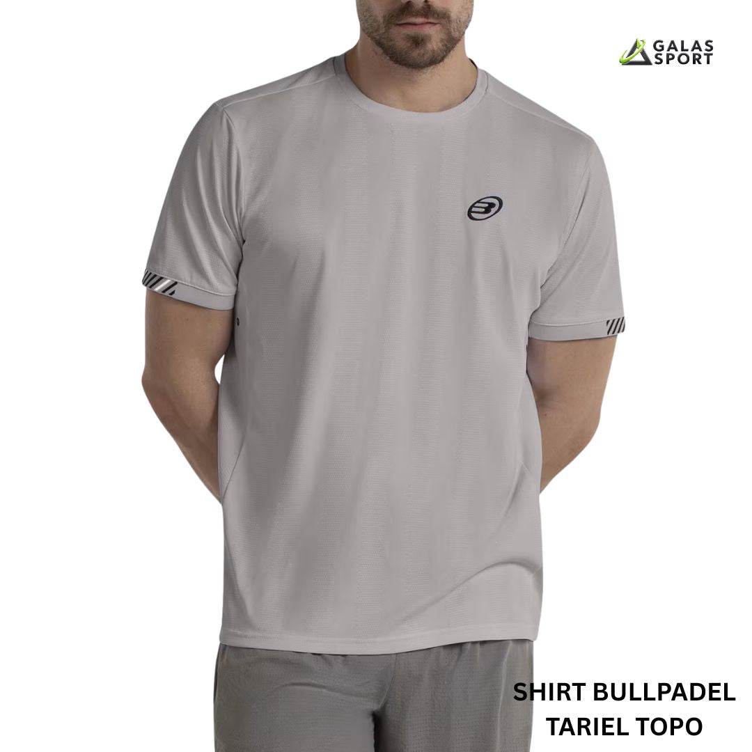 Bullpadel Men's Tariel Tariel Topo T-shirt Grey