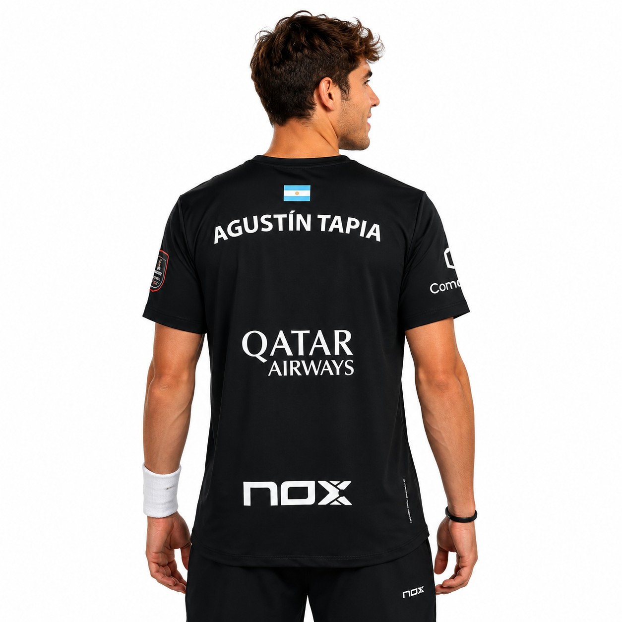 NOX Men's AT10 Qatar T-Shirt Black By Agustín Tapia 2026 - NFA