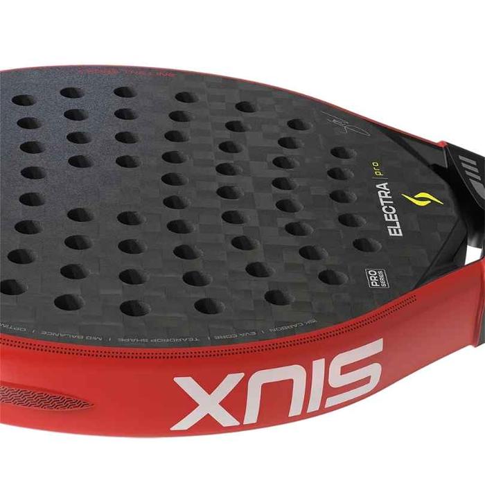 Siux Electra Pro Carbon 12K (Teardrop) 2026 Fire Red Racket/Raket padel