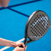 HEAD Bolt Series Print/Black Carbon FIberGlass Racket/Raket padel