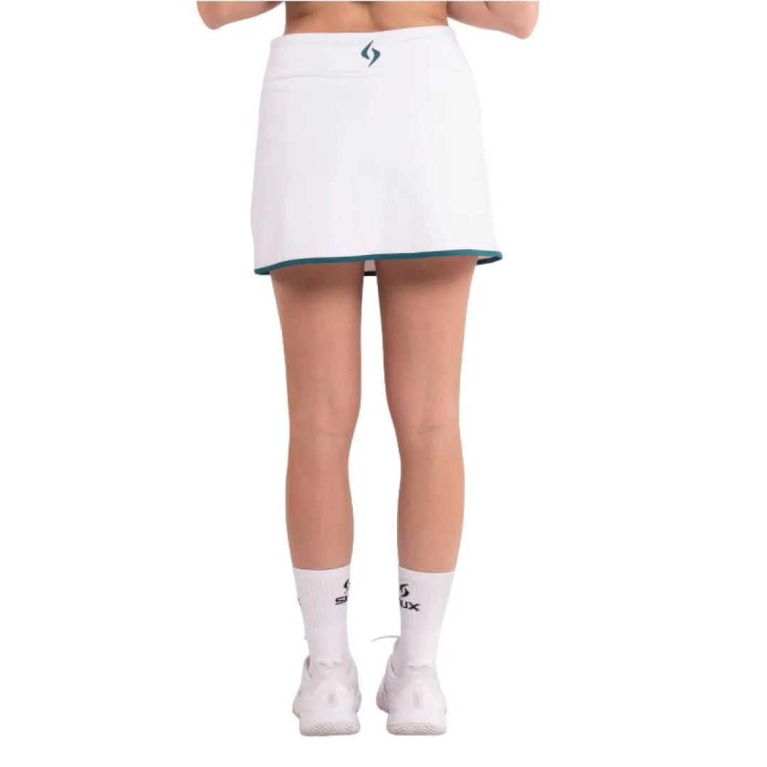 Siux Women Silk 26 Skirt White