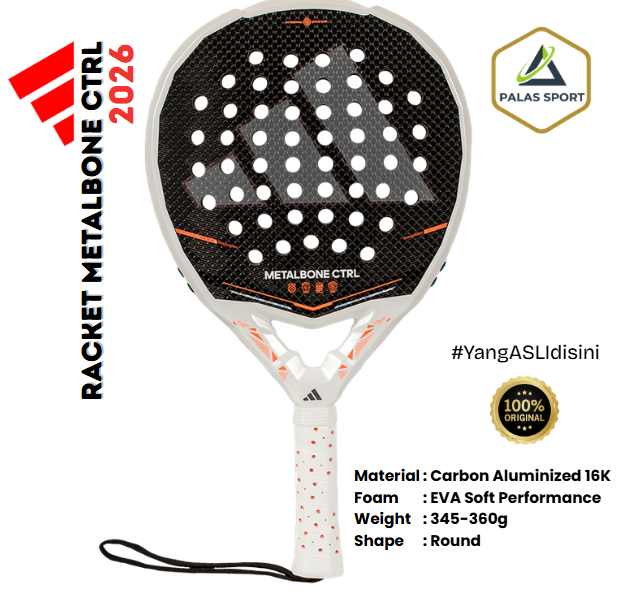 Adidas Metalbone CTRL 3.5 16K (Round) 2026 Racket/Raket Padel