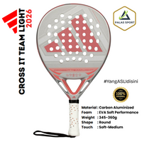Adidas Cross It Team Light Fiber Glass Round 2026 Racket/Raket Padel