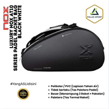 Tas Raket Padel NOX AT10 Luxury Master Series  Black/White padel bag