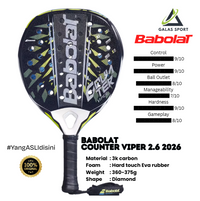 Babolat Counter Viper 2.6 2026 (Round) Carbon 3K Racket/Raket padel