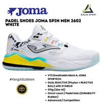 Padel Shoes Joma Woman Spin Lady White 2602 Sneakers Sepatu Padel 2026 | Sepatu Padel Wanita -