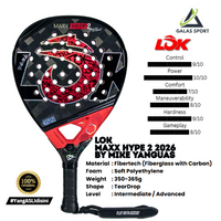 Lok Yanguas Maxx Hype 2 Carbon 18K (Diamond) 2026 by Mike Yanguas Racket/Raket padel
