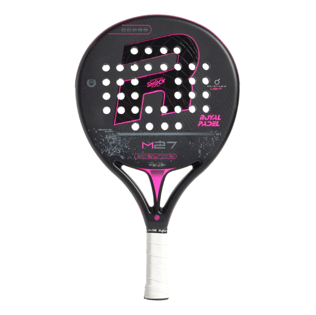 Royal Padel M27 Light (Pink) 2026 Carbon 3K Polyethylene Racket/Raket Padel