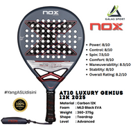 NOX AT10 Luxury Genius 12K 2025 (Teardrop) by Agustin Tapia Racket/Raket Padel