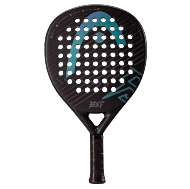HEAD Bolt Series Print/Black Carbon FIberGlass Racket/Raket padel