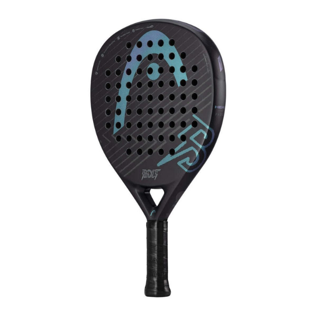 HEAD Bolt Series Print/Black Carbon FIberGlass Racket/Raket padel