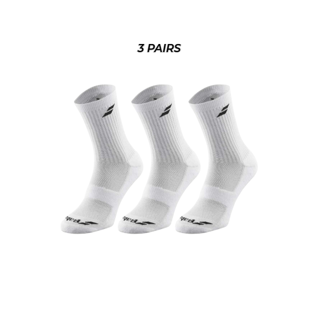 Babolat Medium White 3 Pairs