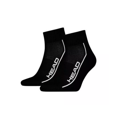 Head Socks  Performance Quarter Socks Black 2 Pairs