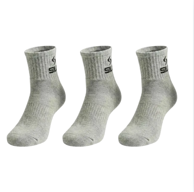 Siux Socks Mid Basic 26 Grey 3-Pack