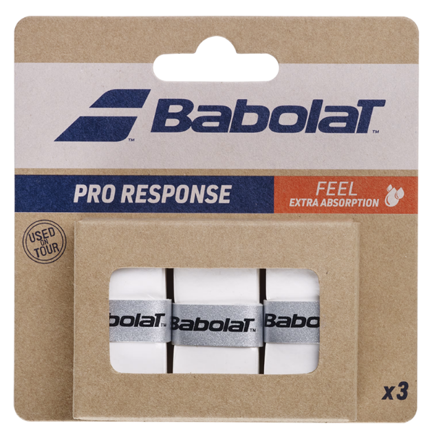 Babolat Overgrip Pro response White X3