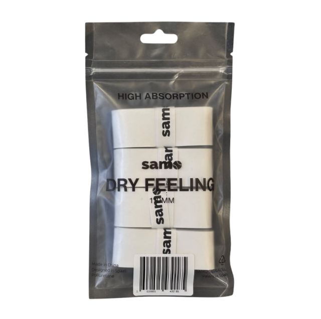 Samo Overgrip Dry Adherence Smooth White 4 pcs