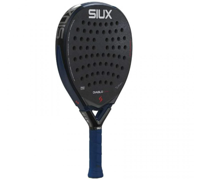 Siux Diablo Pro Night Blue Carbon 24K TeXtrem 2026 by Tino Libaak Racket/raket Padel