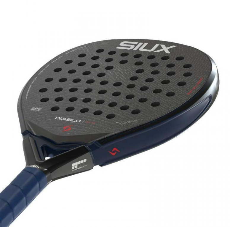 Siux Diablo Pro Night Blue Carbon 24K TeXtrem 2026 by Tino Libaak Racket/raket Padel