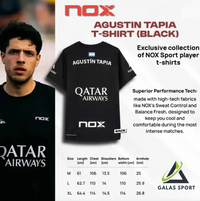 NOX Men's AT10 Qatar T-Shirt White By Agustín Tapia 2026