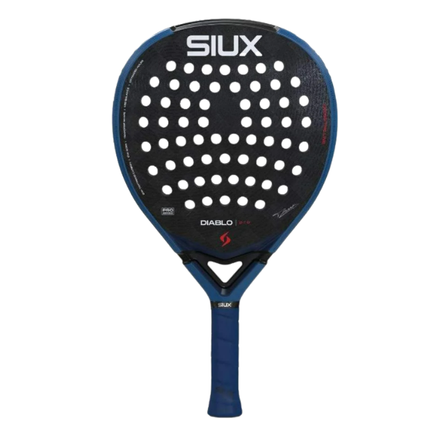 Siux Diablo Pro Royal Blue Carbon 24K TeXtreme 2026 by Tino Libaak Racket/Raket Padel