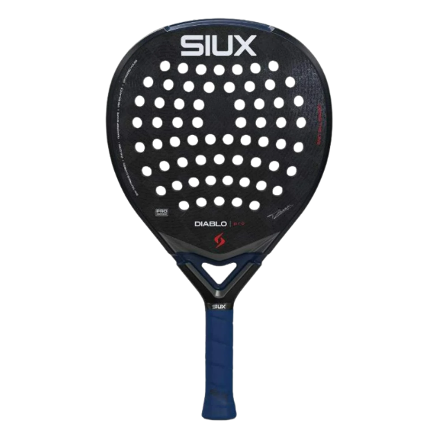 Siux Diablo Pro Night Blue Carbon 24K TeXtrem 2026 by Tino Libaak Racket/raket Padel