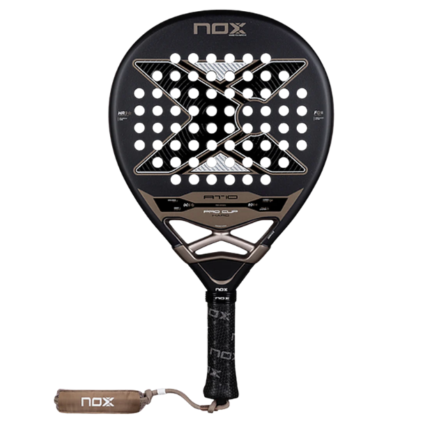 NOX AT10 Pro Cup Hard Carbon Fiber (Round) 2026 by Agustin Tapia Racket/Raket Padel