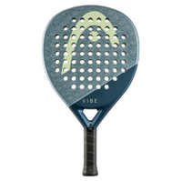 HEAD Vibe Series Blue/Yellow Carbon FIberGlass Racket/Raket padel