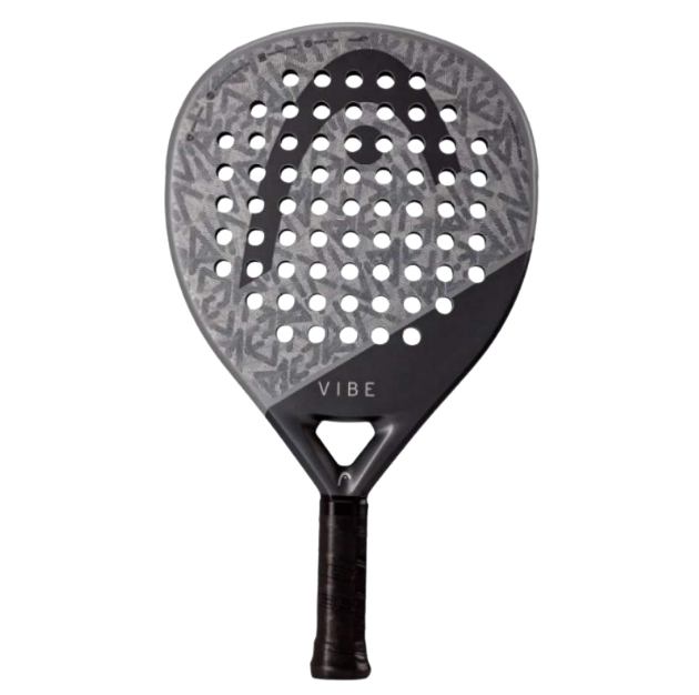 HEAD Vibe Series Grey/Black Carbon FIberGlass Racket/Raket padel (Salinan)