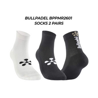 Bullpadel BPPMR2601 Premier Padel Black/White 2 Pairs