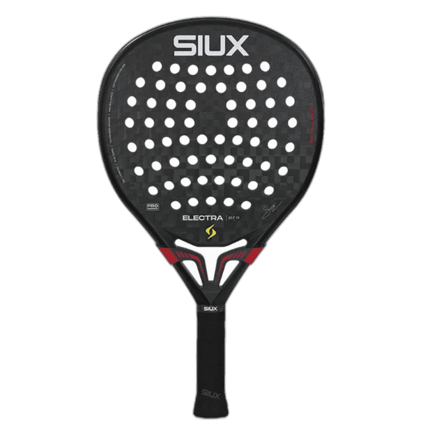 Siux Electra Pro Shadow Red Carbon 12K (Teardrop) 2026 Racket/Raket padel