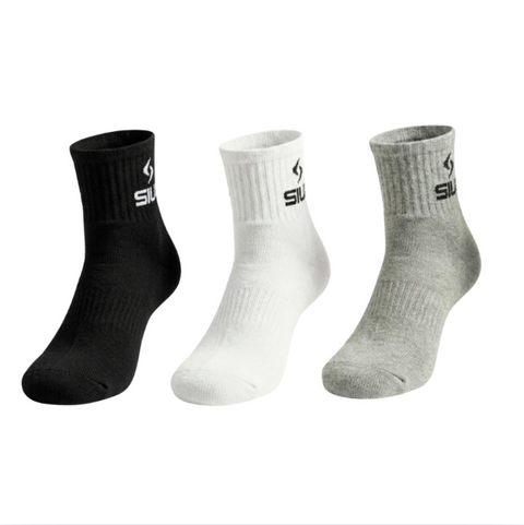 Siux Socks Mid Basic 26 Black/Grey/White 3-Pack